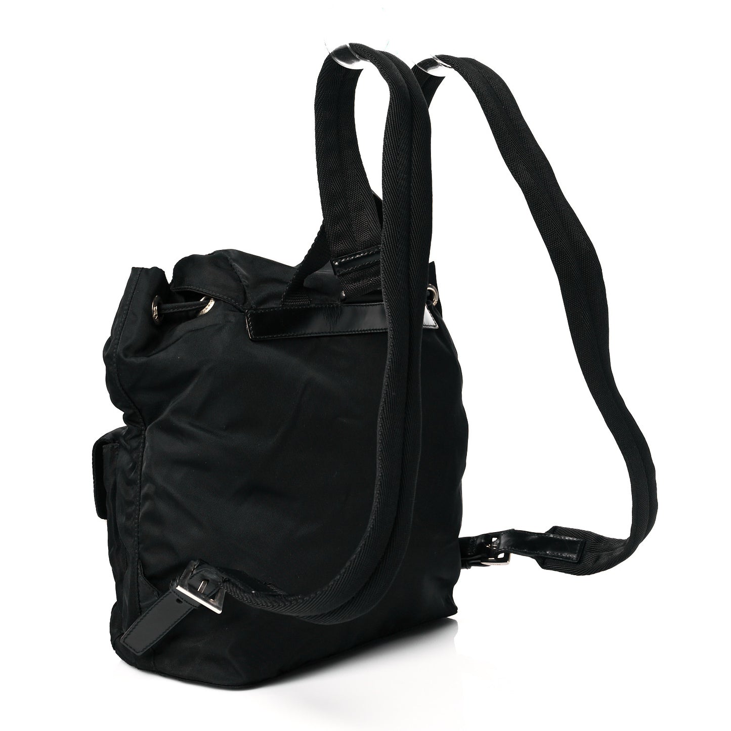 Nylon Vela Medium Backpack Black