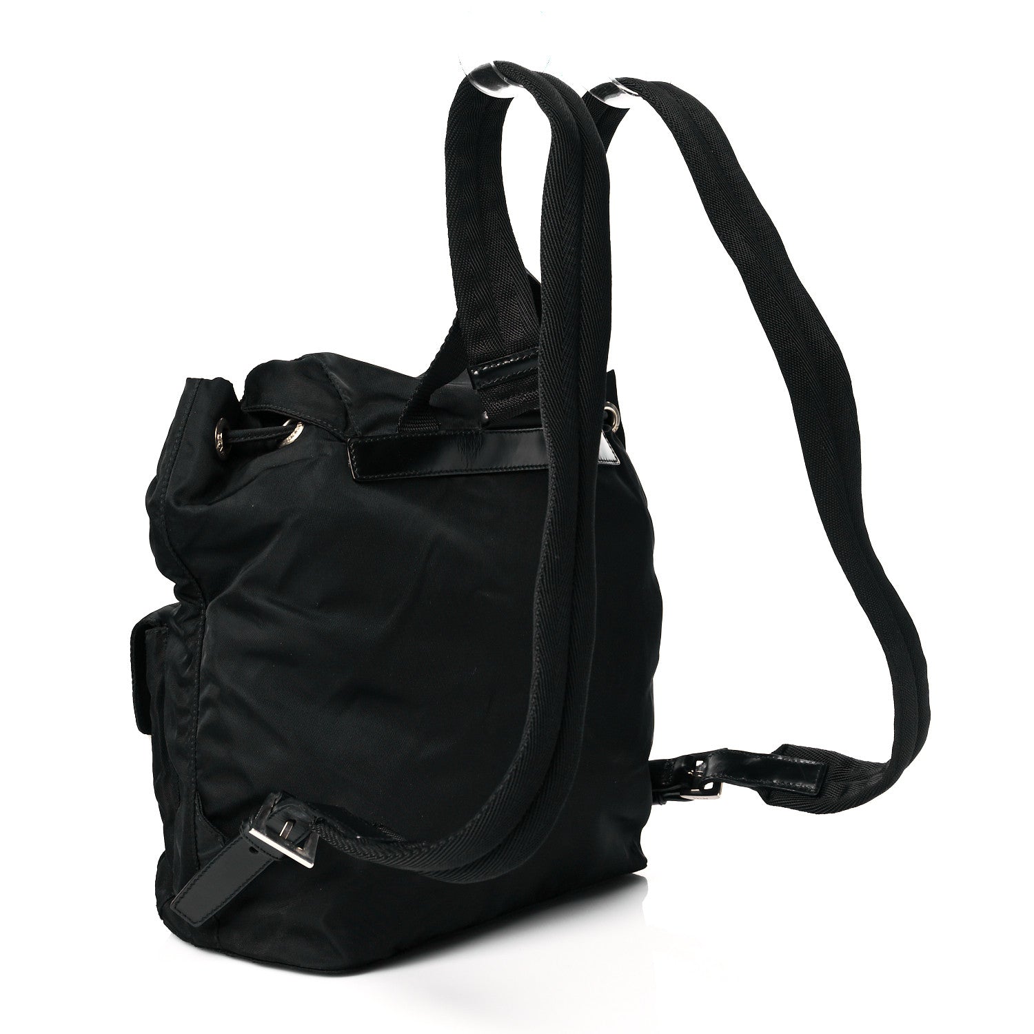 Prada Nylon Vela Medium Backpack Black 2 of 9