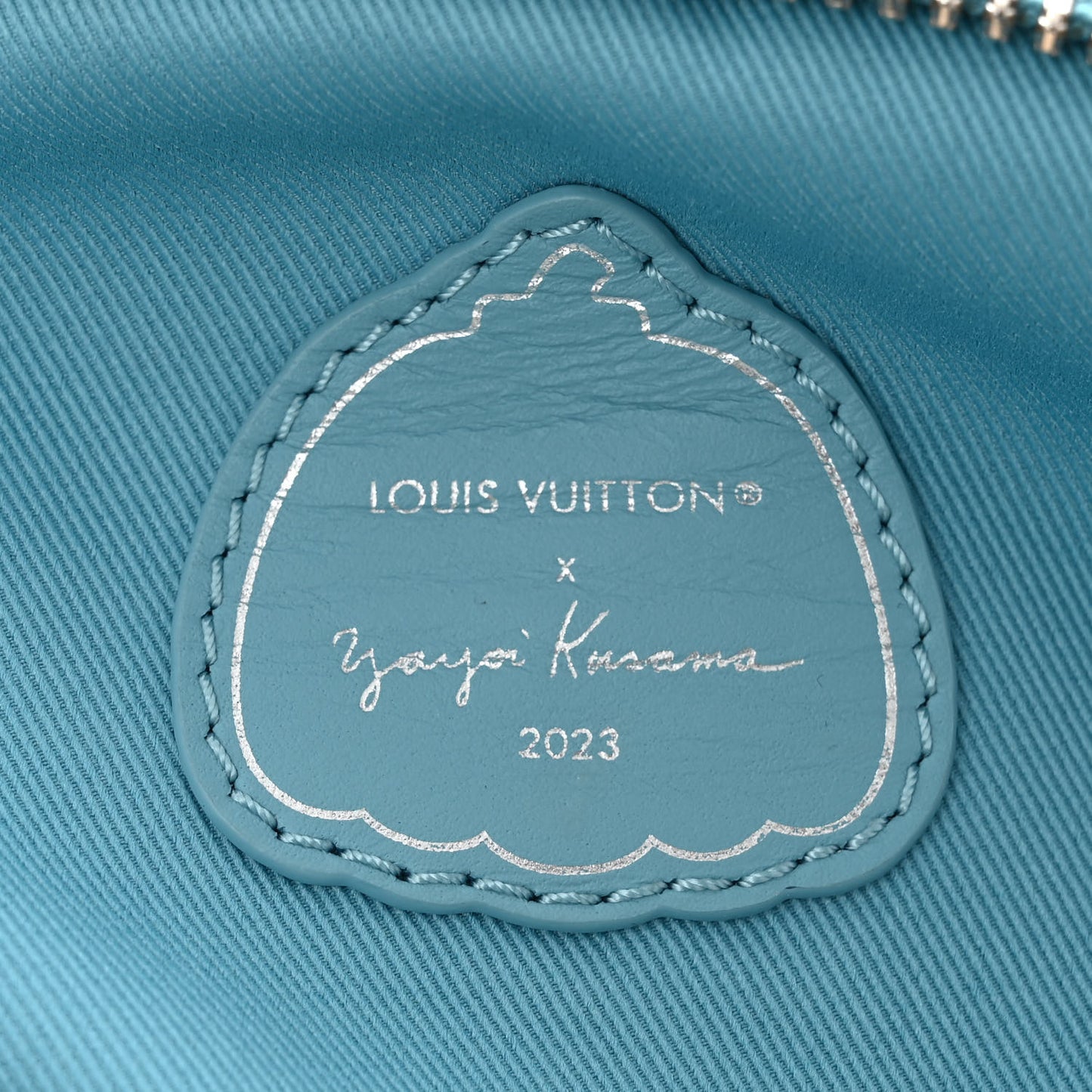 LV X YK Taurillon Monogram Maxi Bumbag Blue Multicolor