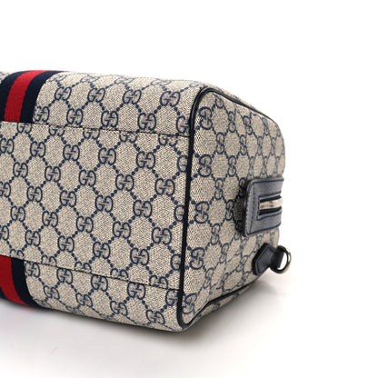 Gucci GG Supreme Monogram Web Ophidia Boston Beige Blue 10 of 10