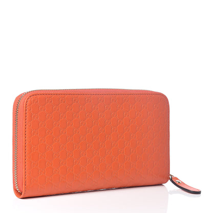 Gucci Microguccissima Zip Around Wallet Sun Orange 3 of 7