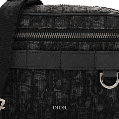 Christian Dior HOMME Oblique Safari Messenger Black 8 of 12