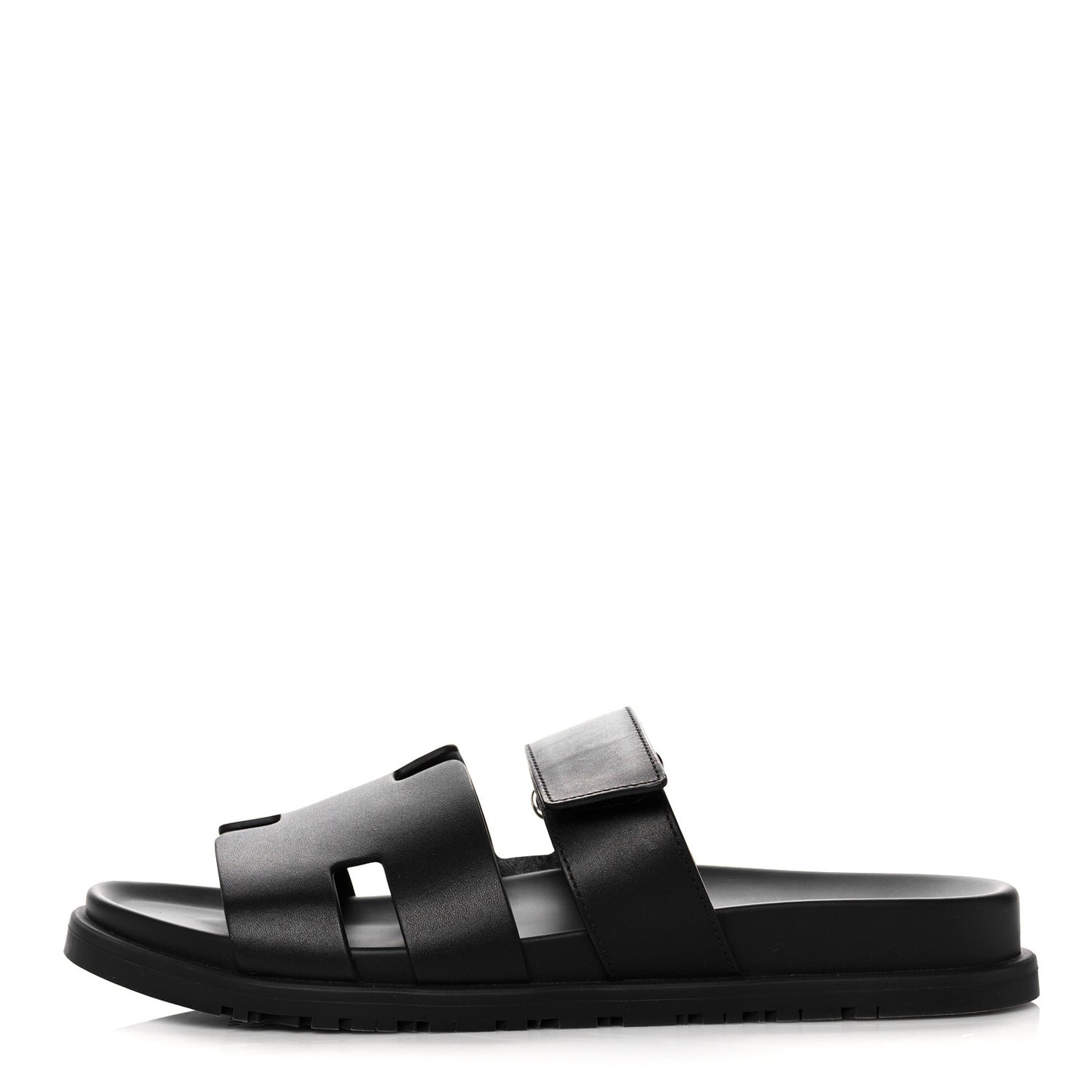 Calfskin Womens Chypre Sandals 41 Black