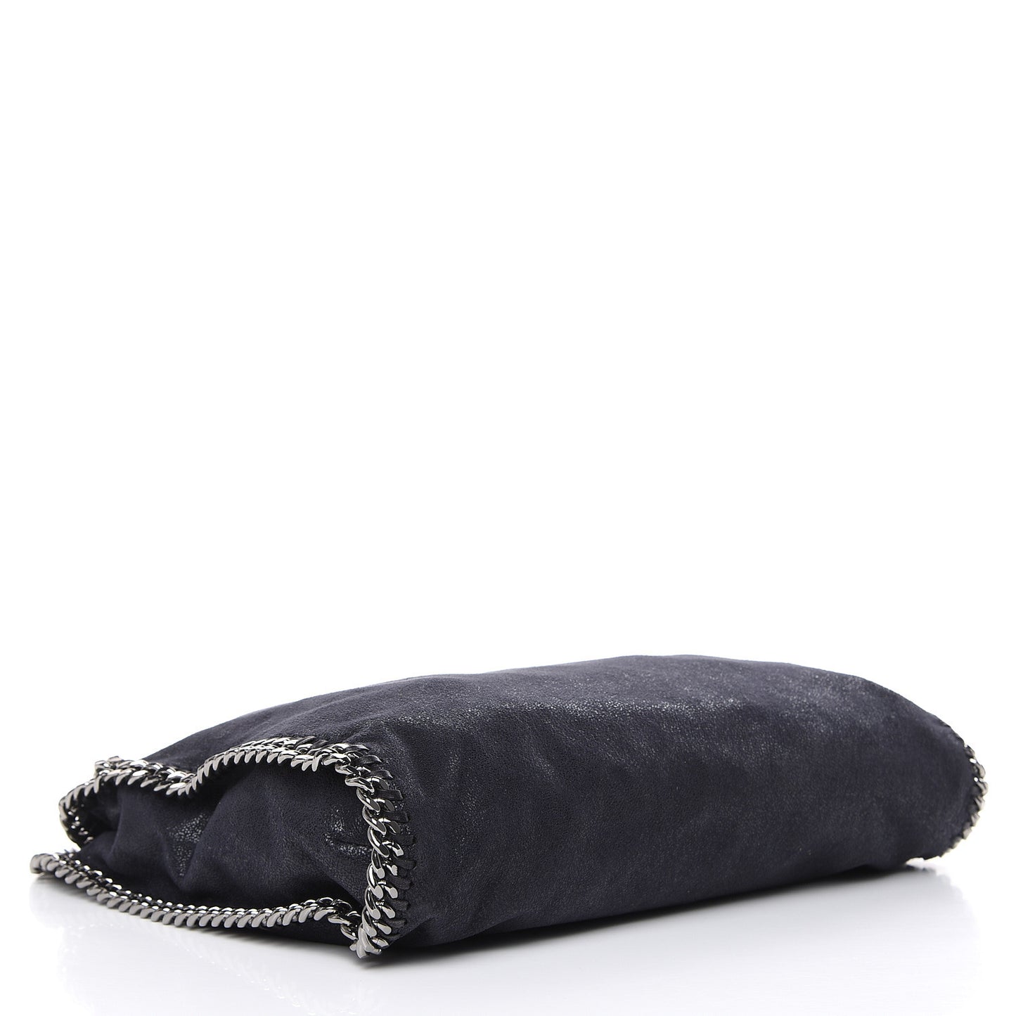 Shaggy Deer Falabella Fold Over Tote Navy