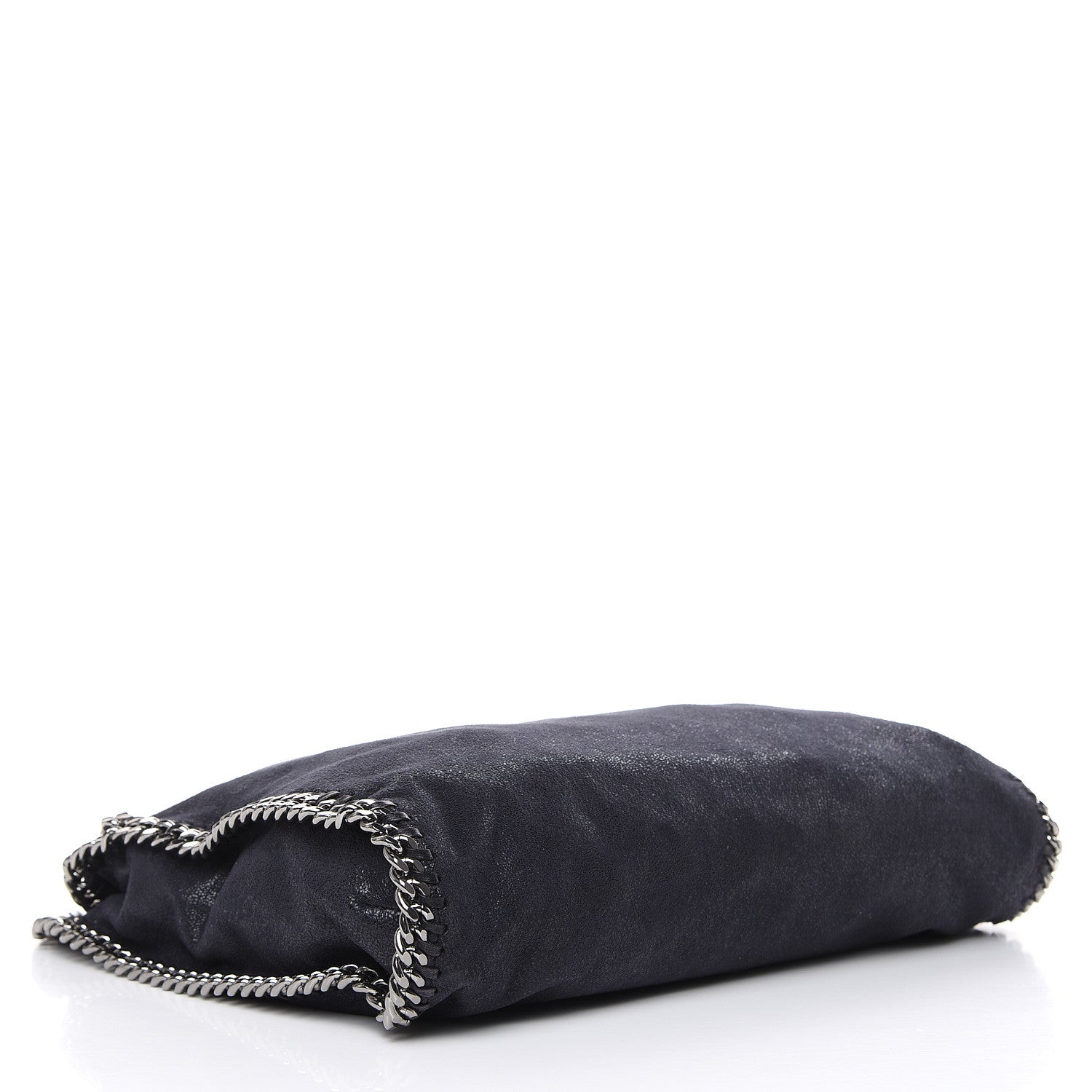 Stella McCartney Shaggy Deer Falabella Fold Over Tote Navy 4 of 9