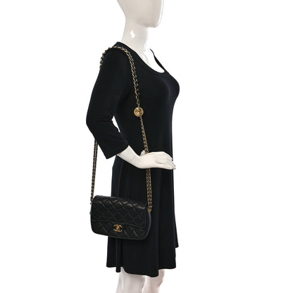 Chanel Caviar Quilted Chain Soul Flap Black 2 of 9