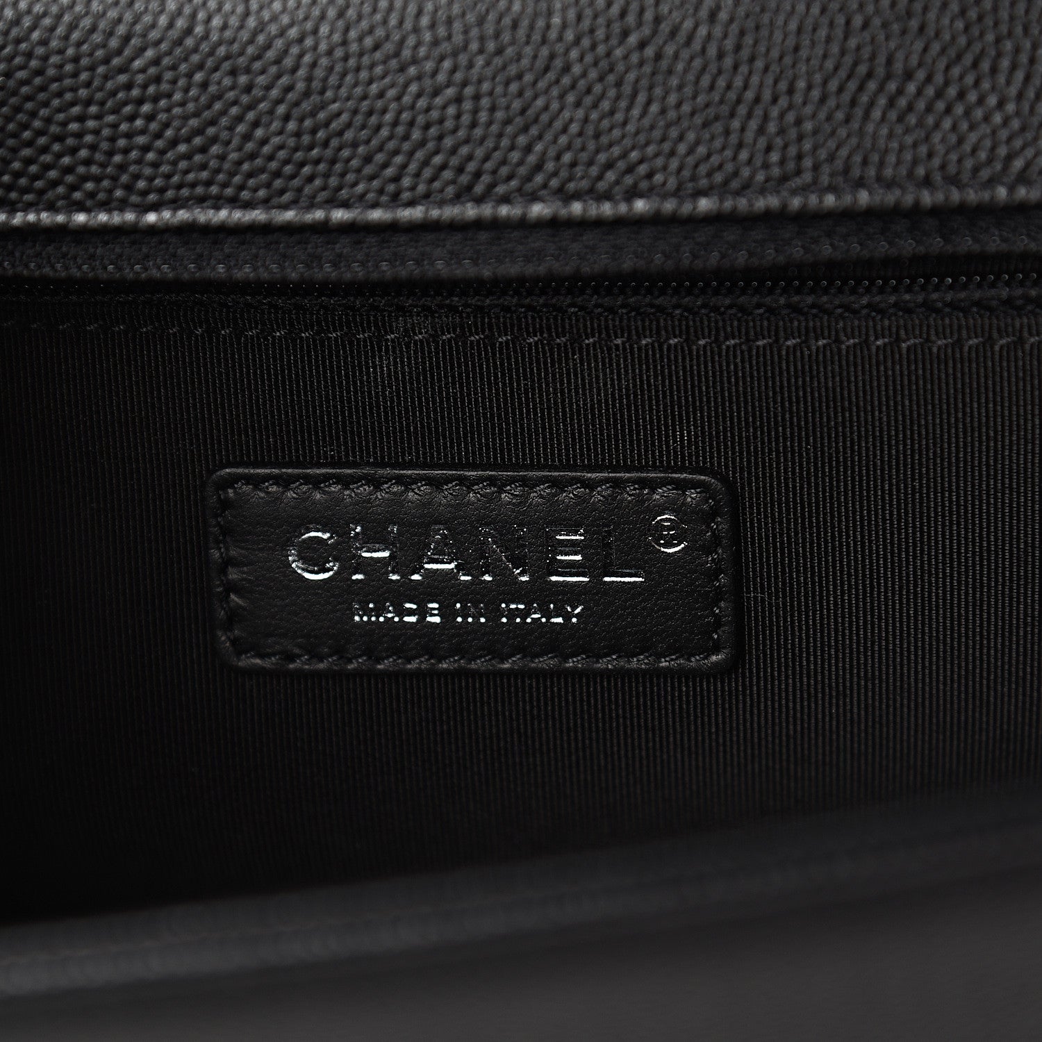 Chanel Caviar Quilted New Medium Boy Flap Black 5 of 9