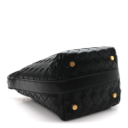 Bottega Veneta Calfskin Nappa Intrecciato Candy Wallace Black 4 of 11