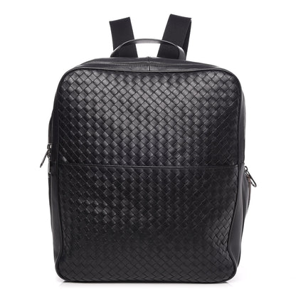 Bottega Veneta Nappa Intrecciato Backpack Nero Black 1 of 8