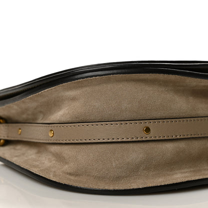 Chloe Calfskin Suede Medium Nile Bracelet Bag Motty Grey 8 of 9