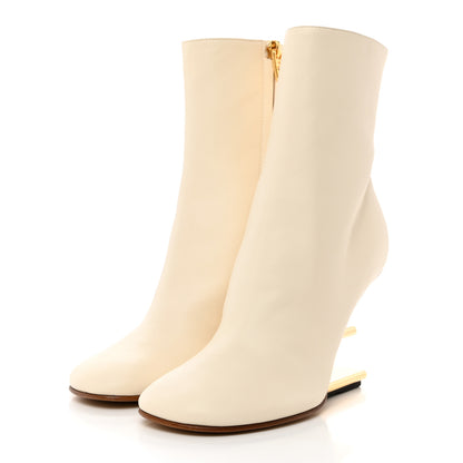 Fendi Nappa Fendi First 95mm Booties 35 White 3 of 8
