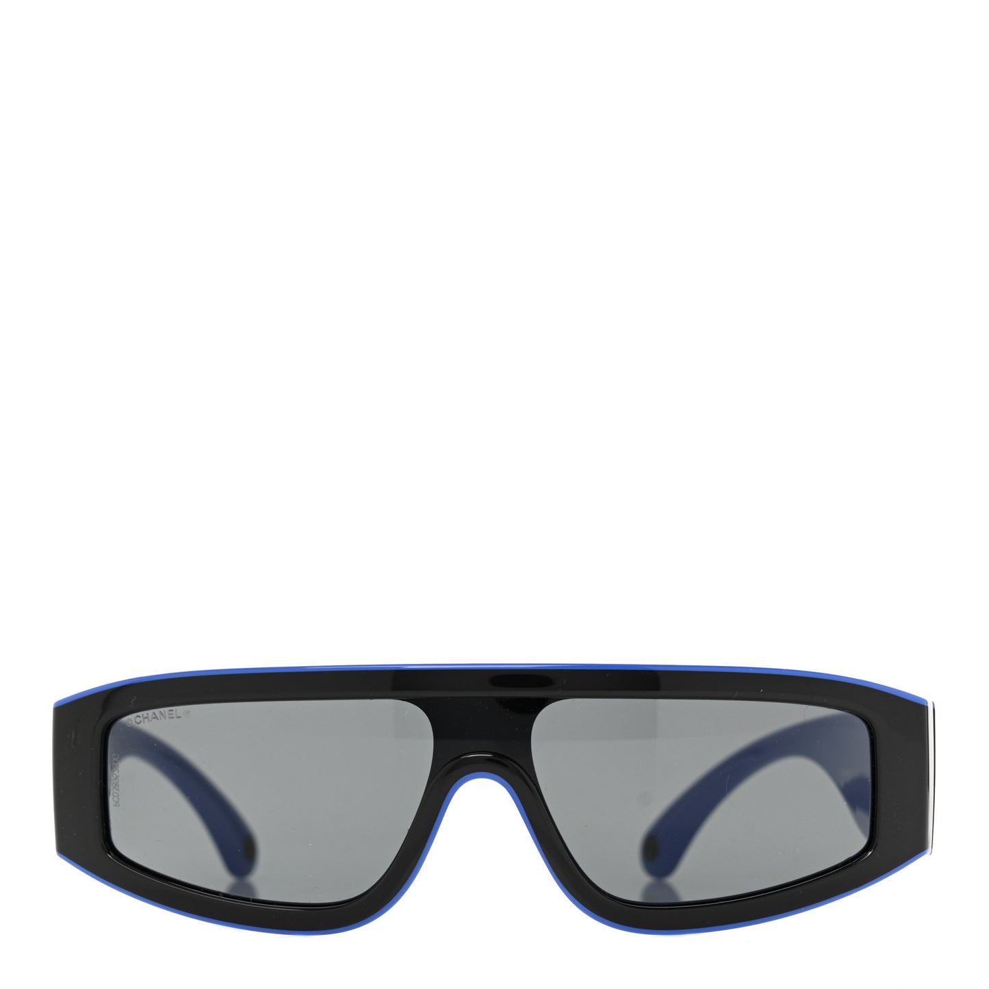 Acetate Cat Eye Sunglasses 6057 Black Blue