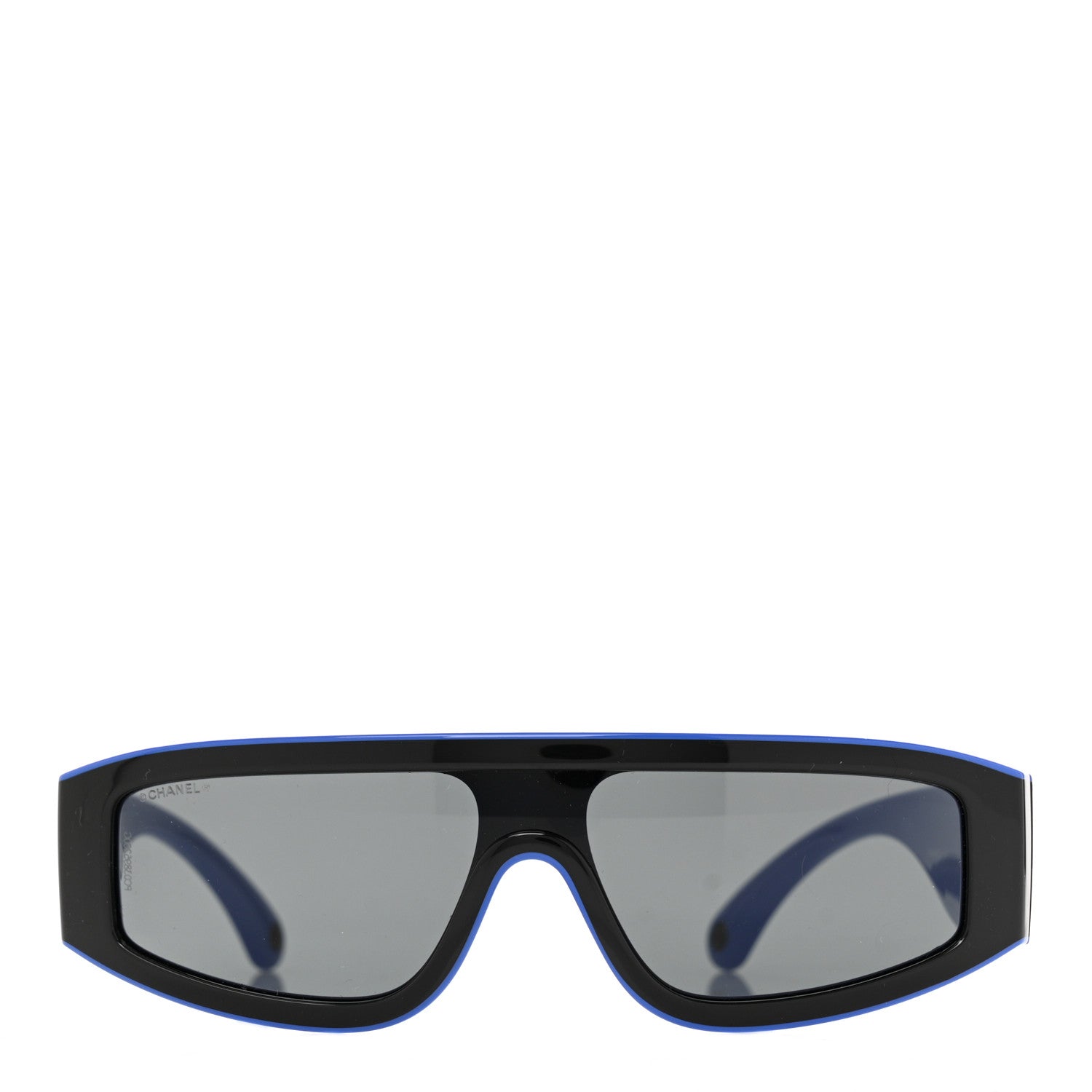 Chanel Acetate Cat Eye Sunglasses 6057 Black Blue 2 of 11