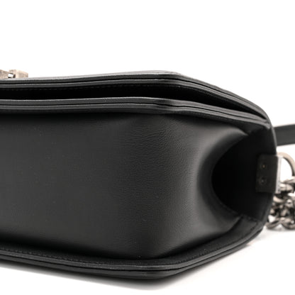 Chanel Calfskin Quilted Medium Boy Flap Black 10 of 11