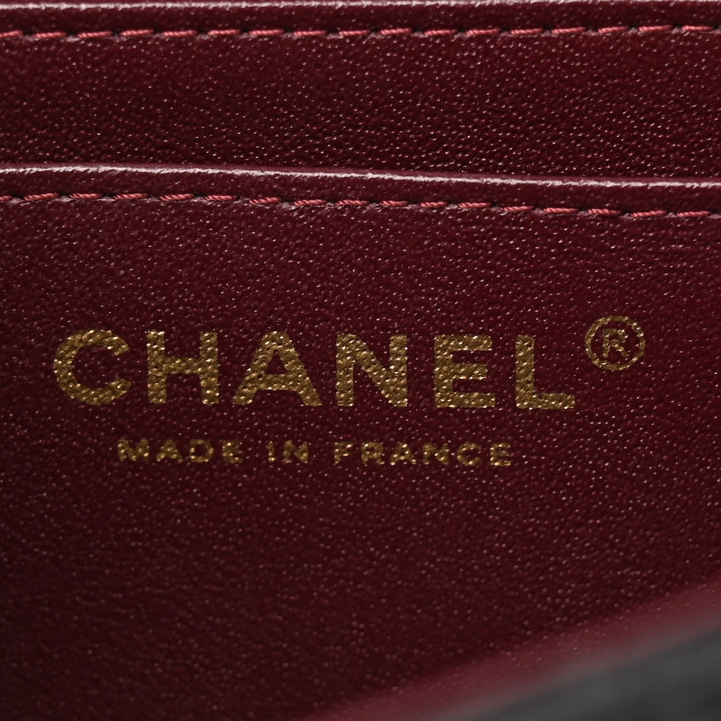 Lambskin Quilted Mini Rectangular Flap Black