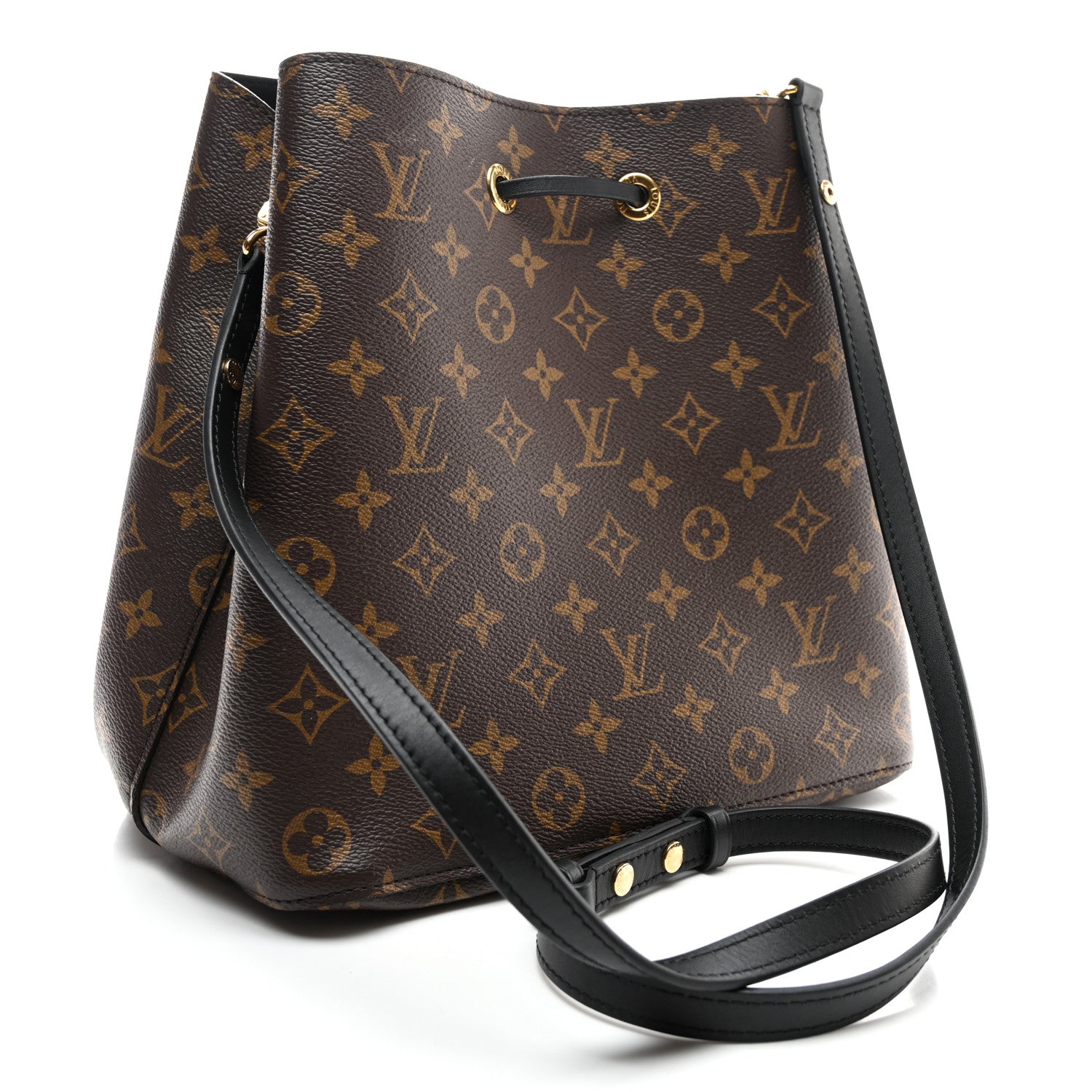 Louis Vuitton Monogram Neonoe MM Black 3 of 9
