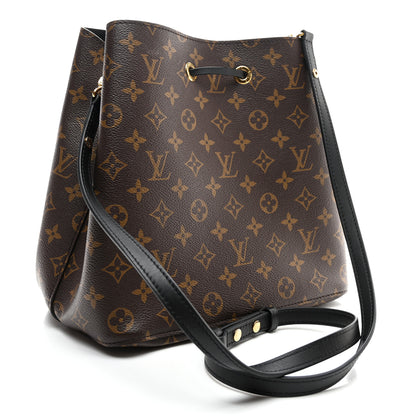 Louis Vuitton Monogram Neonoe MM Black 3 of 9