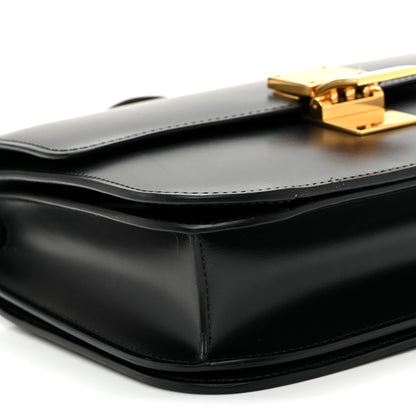 Celine Box Calfskin Medium Classic Box Flap Bag Black 9 of 10