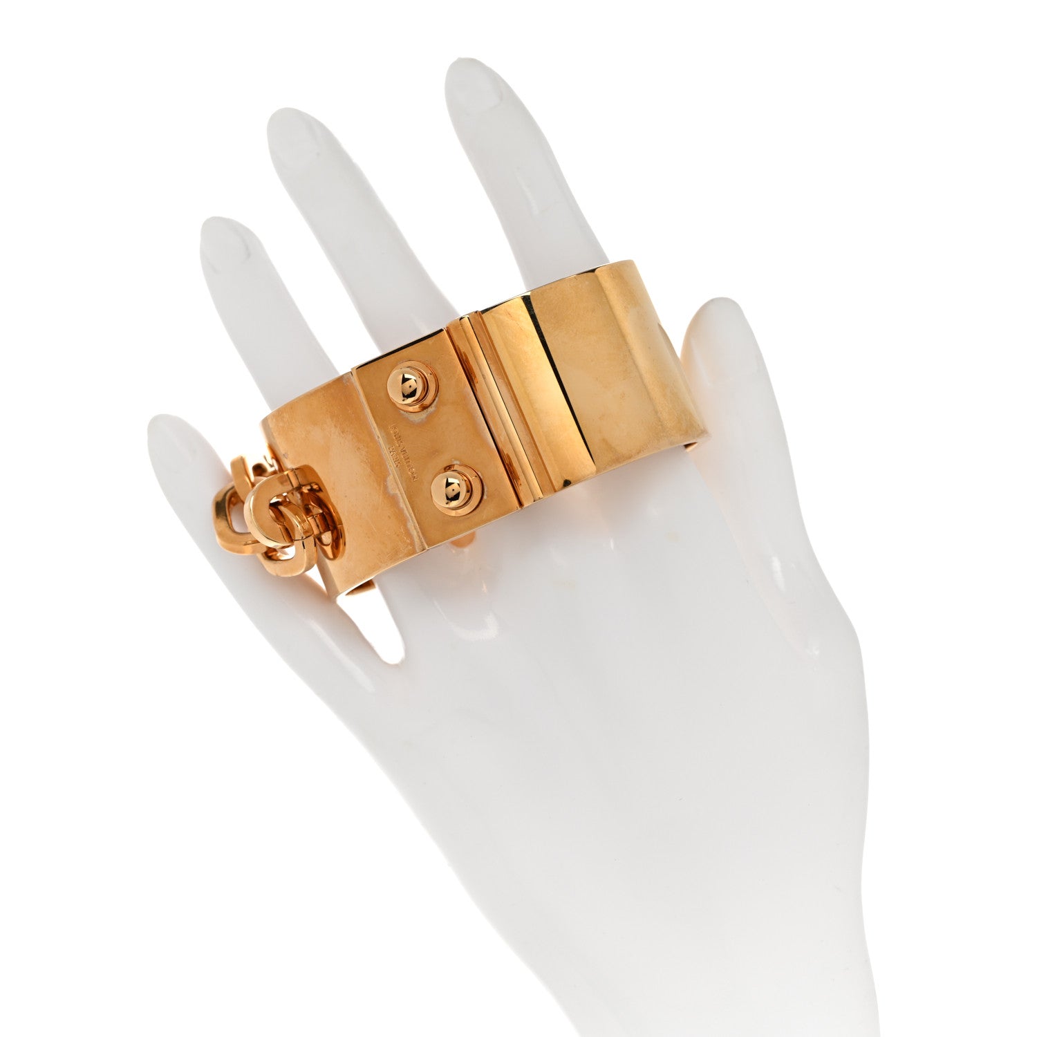 Louis Vuitton Lock Me Manchette Chain Cuff 2 of 7