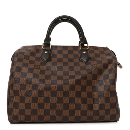Louis Vuitton Damier Ebene Speedy 30 1 of 10
