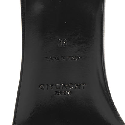 Givenchy Woven Lambskin G Chain 50mm Kitten Heel Sandals 39 Black 6 of 8