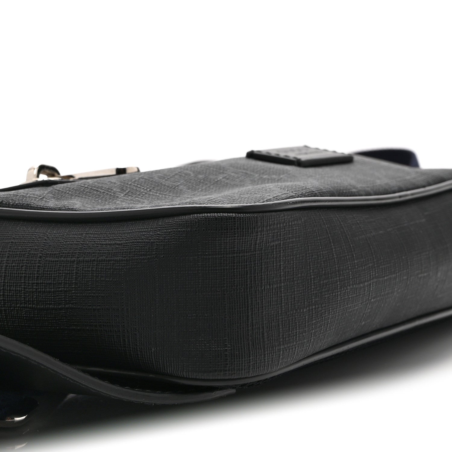 Gucci Soft GG Supreme Monogram Web Belt Bag Black Grey 10 of 11