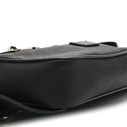 Gucci Soft GG Supreme Monogram Web Belt Bag Black Grey 10 of 11