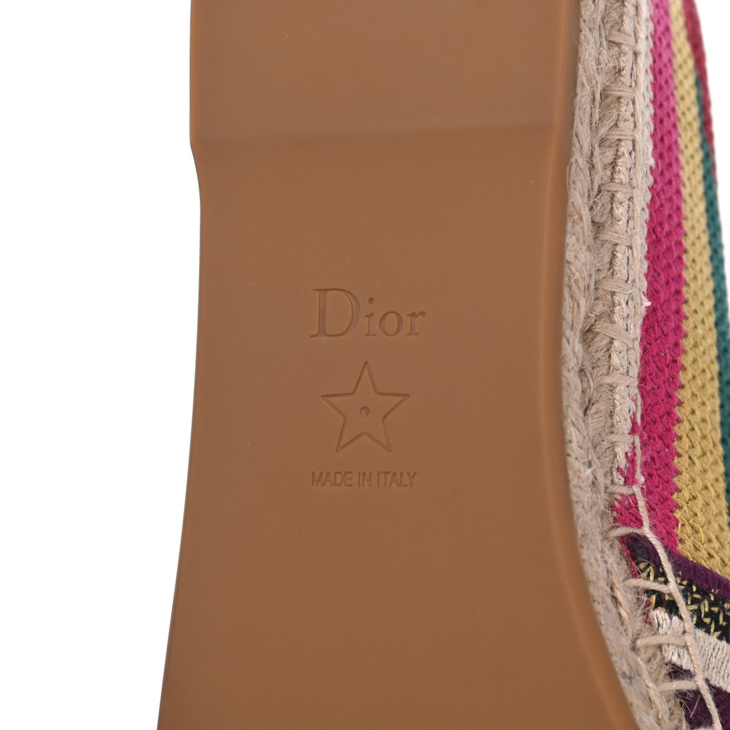 Cotton Embroidered Patchwork Granville Espadrille 38 Multicolor