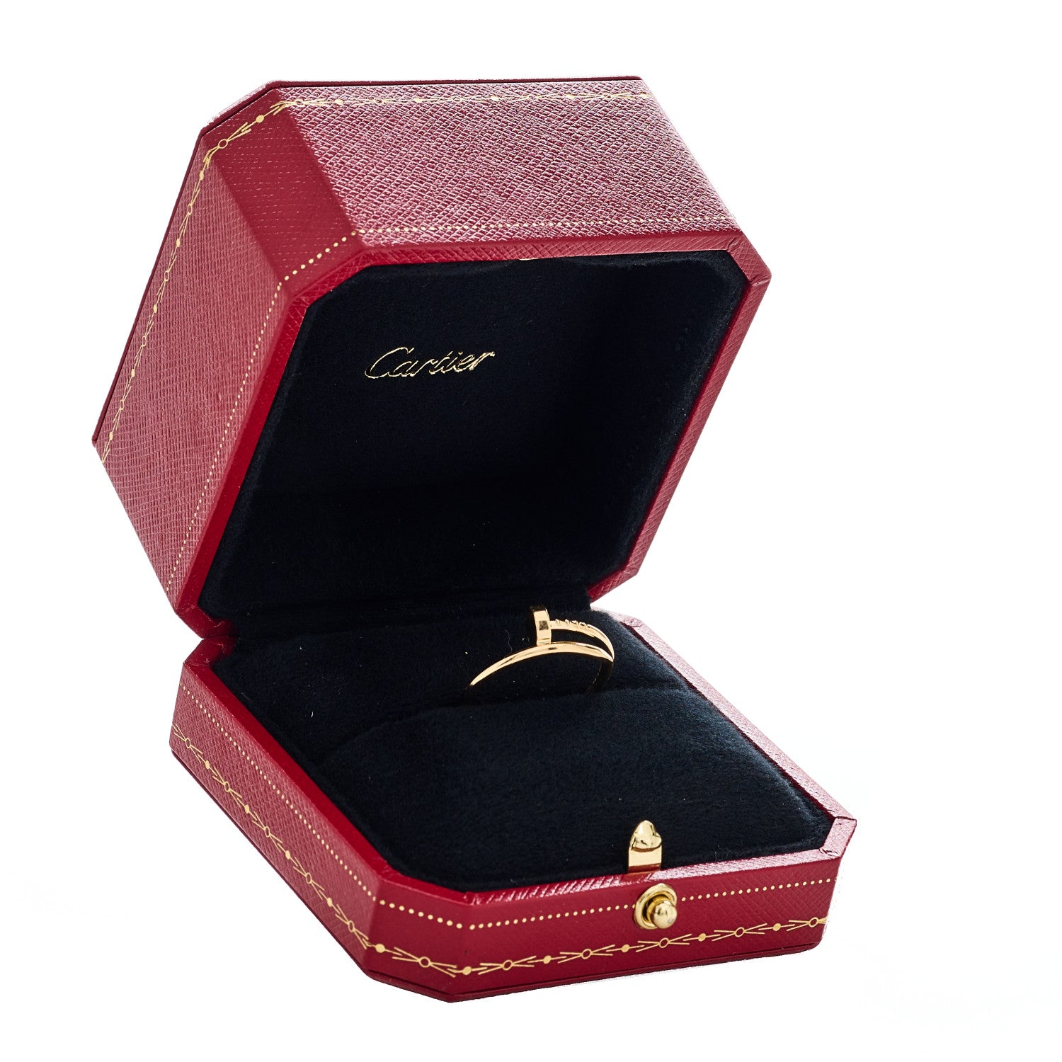 Cartier 18K Yellow Gold Small Juste Un Clou Ring 58 8.25 2 of 5