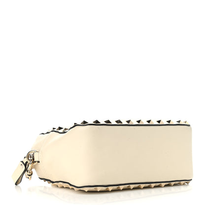 Valentino Garavani Calfskin Rockstud Top Handle Camera Crossbody Bag Ivory 4 of 12