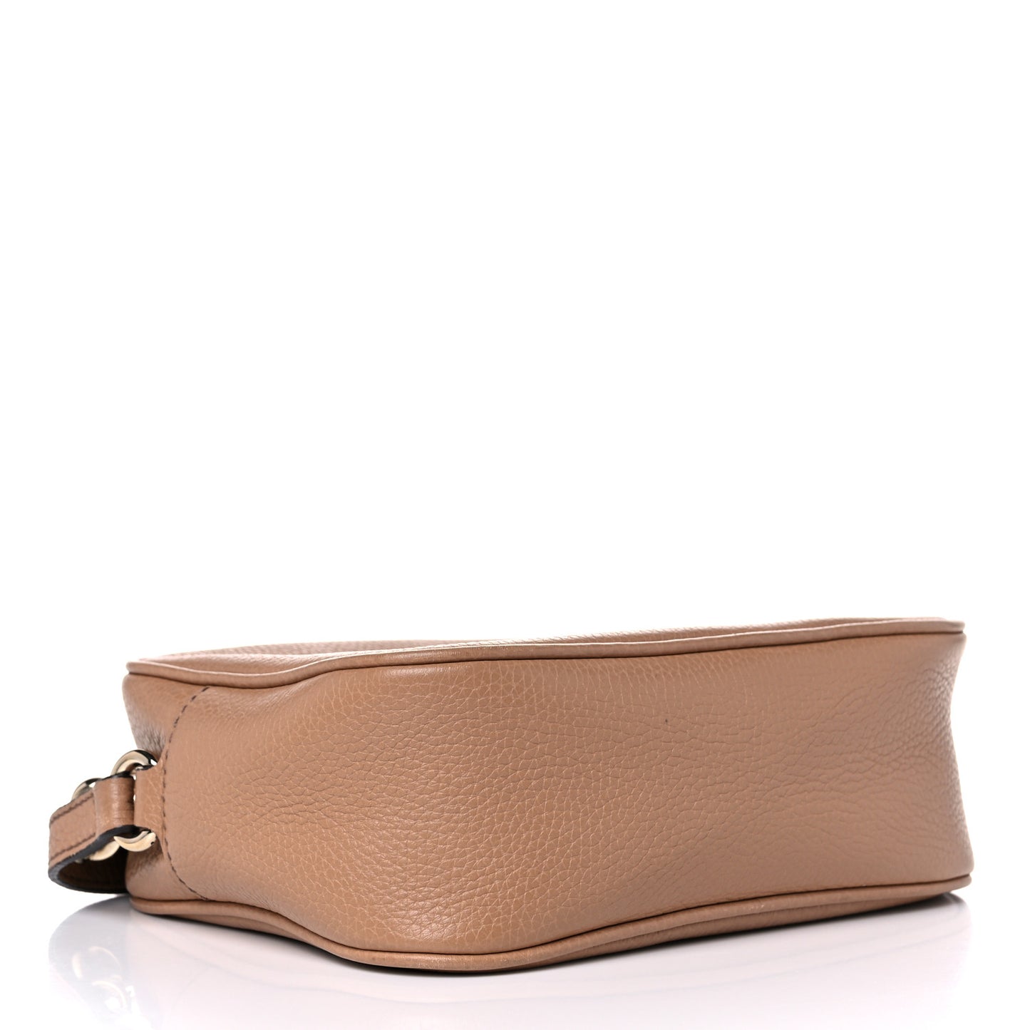 Pebbled Calfskin Small Soho Disco Bag Camelia