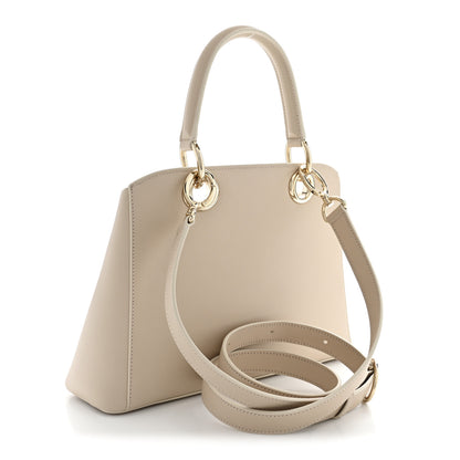 Christian Dior Shiny Smooth Calfskin Small Cigale Bag Beige 3 of 10
