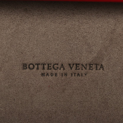 Bottega Veneta Nappa Intrecciato Chain Knot Clutch China Red 5 of 7