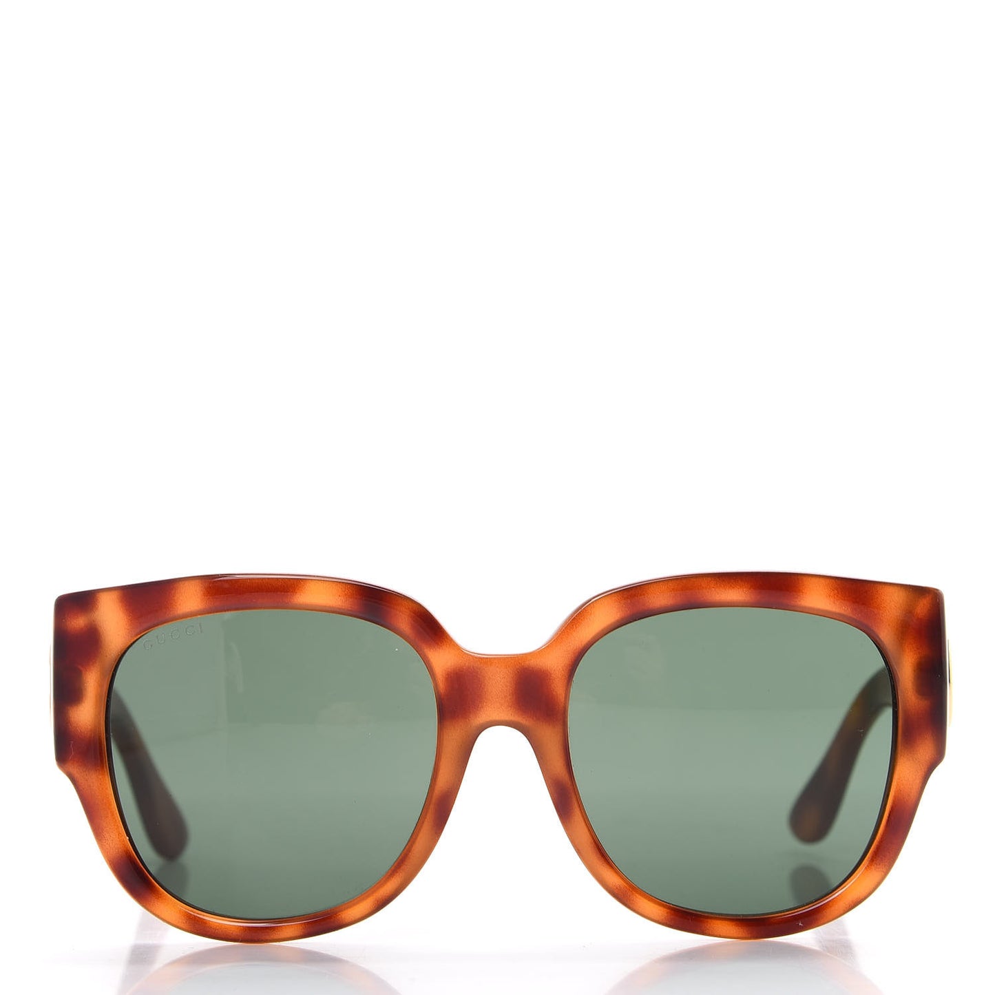 Acetate Square Frame Sunglasses GG0142SA Tortoise