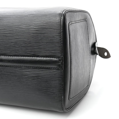 Louis Vuitton Epi Speedy 30 Black 9 of 12