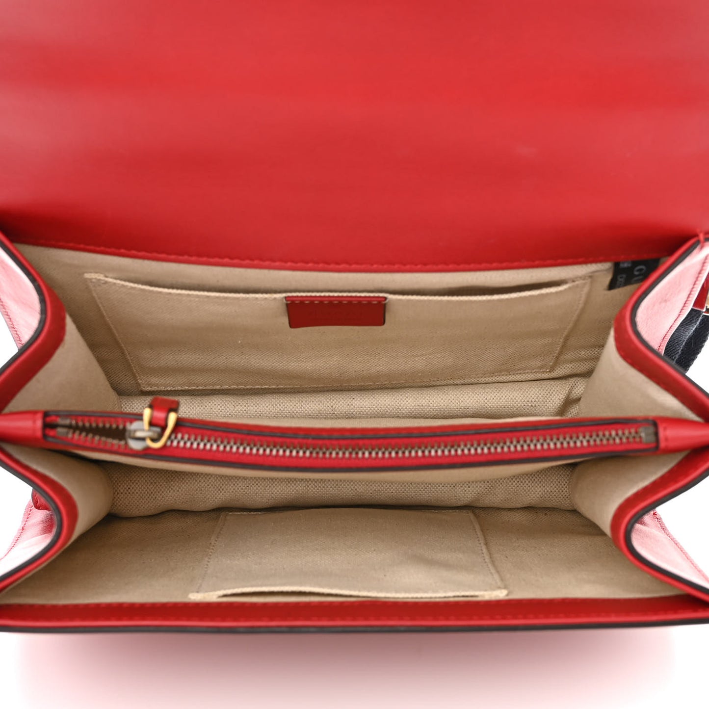 Calfskin Bamboo Web Medium Dionysus Top Handle Bag Red White Blue