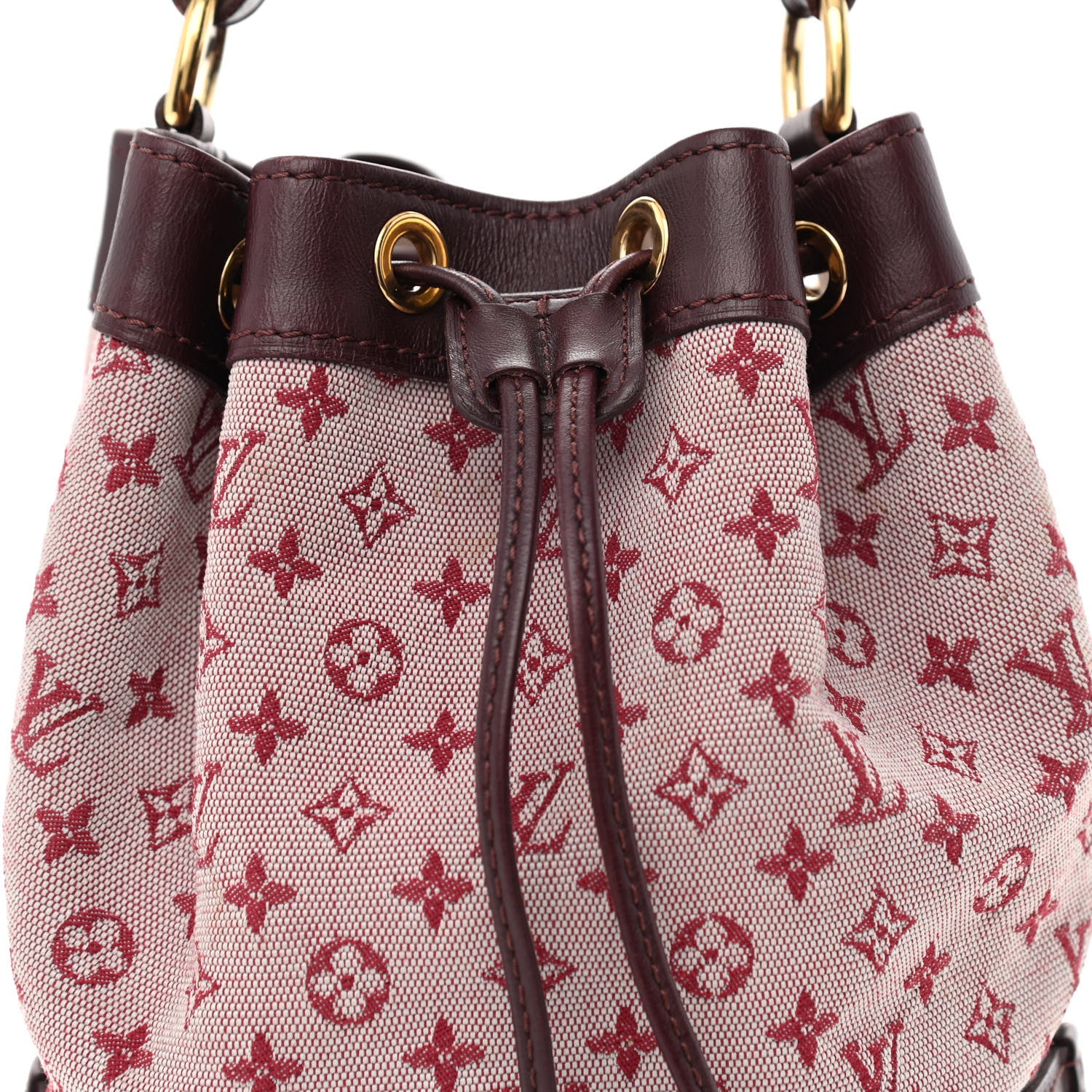 Louis Vuitton Mini Lin Monogram Noelie Cherry 11 of 13