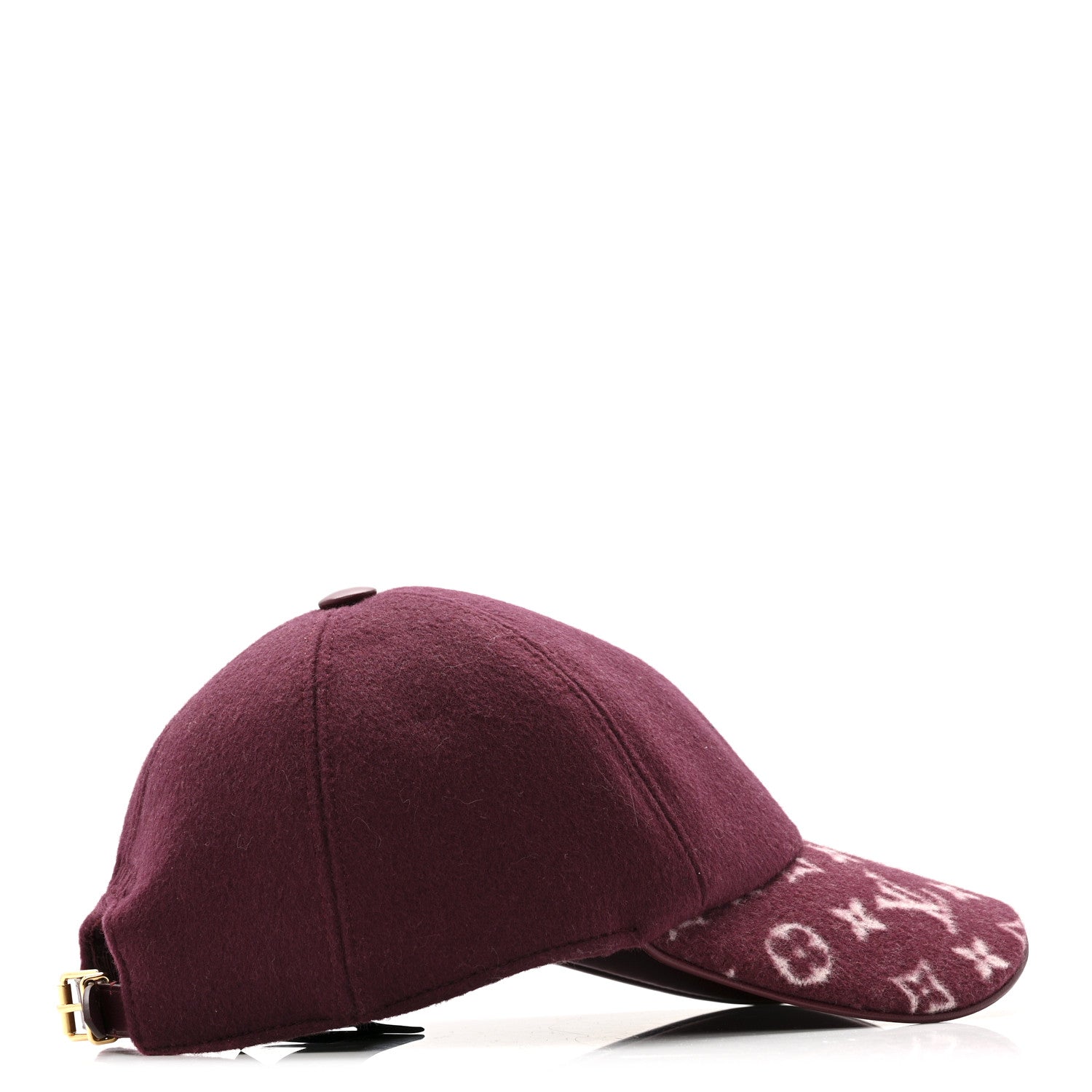 Louis Vuitton Wool Silk Monogram Endless Cap L Bordeaux 5 of 9