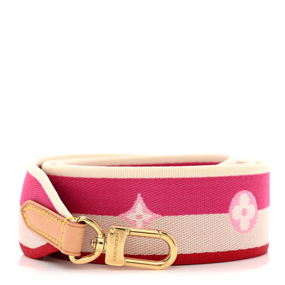 Louis Vuitton Jacquard Speedy Bandouliere 20 Shoulder Strap Fuchsia 1 of 3