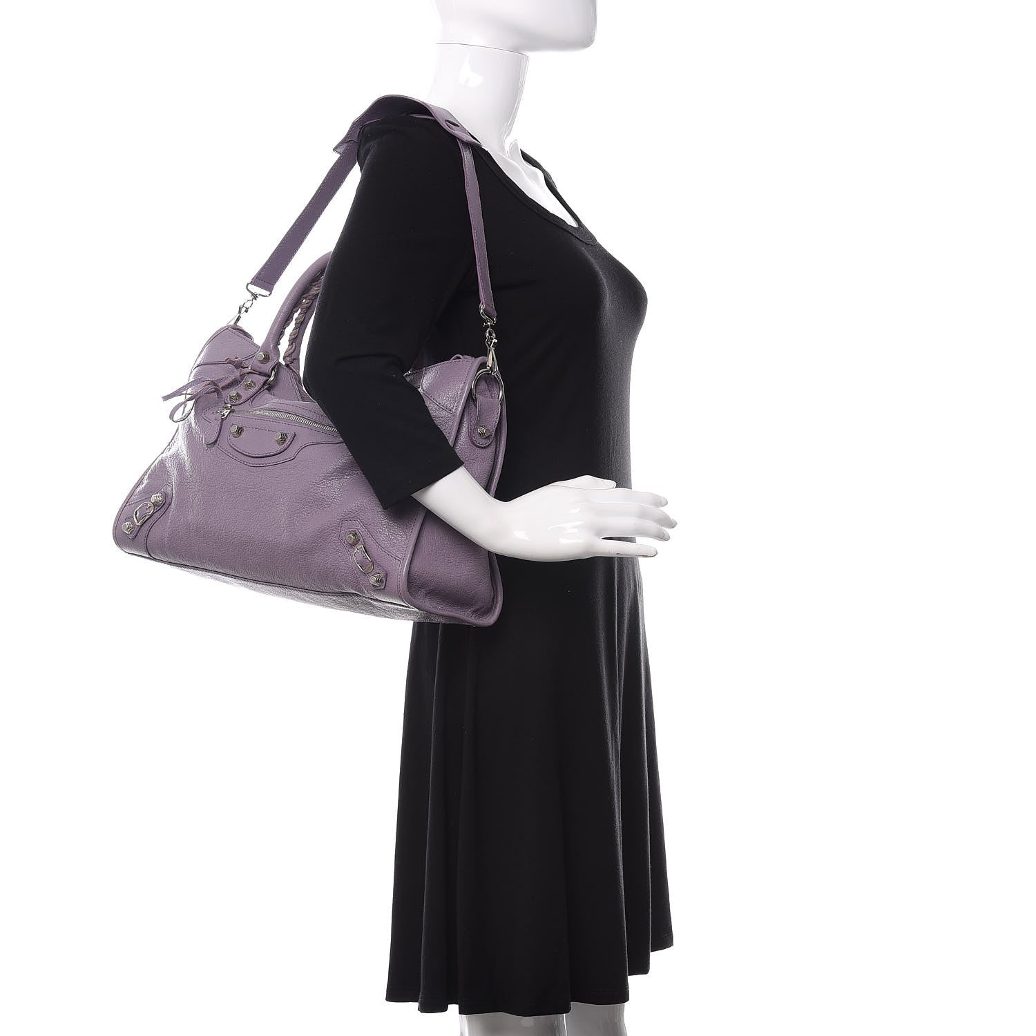 Balenciaga Agneau Giant 12 Silver Hardware City Glycine 2 of 15