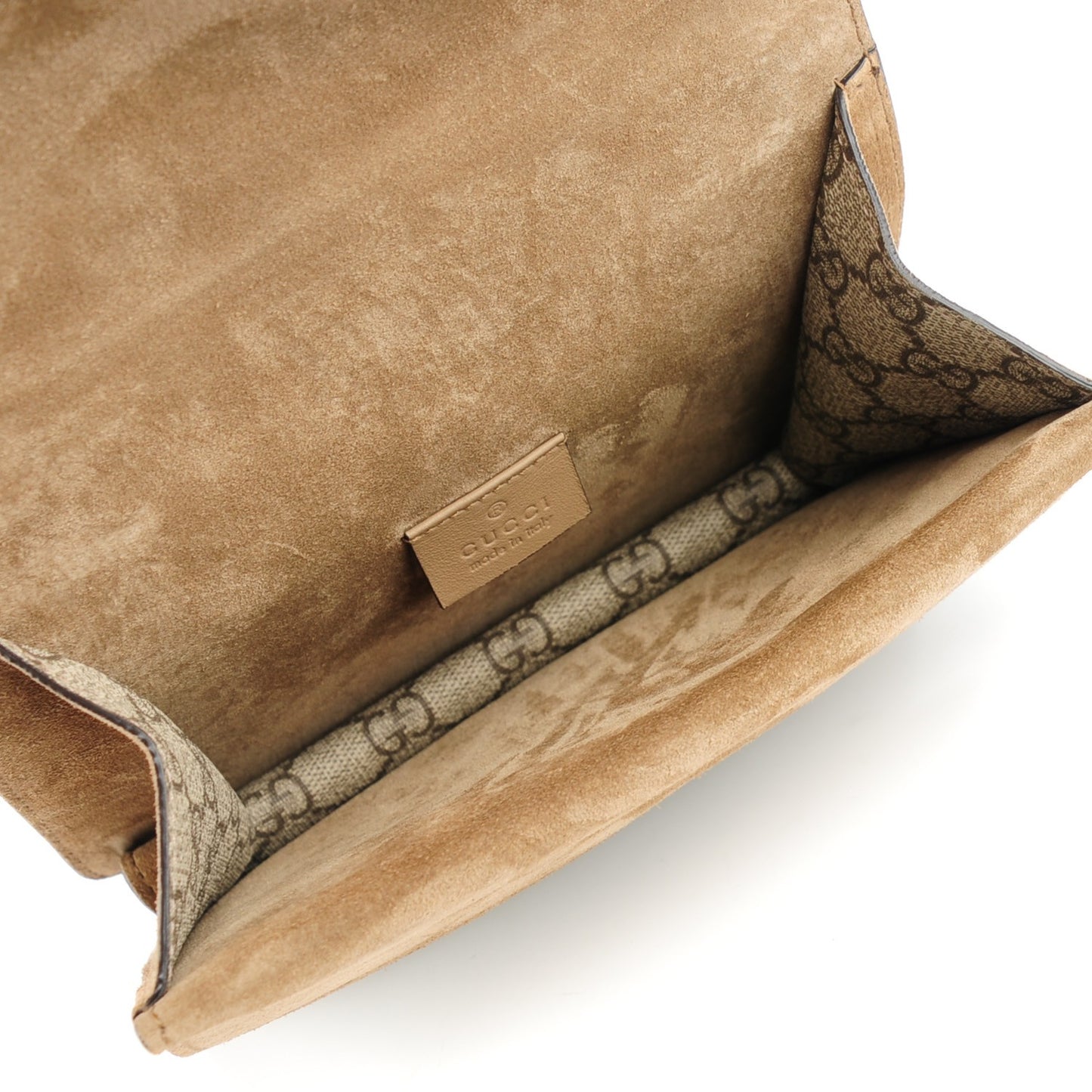 GG Supreme Monogram Mini Dionysus Shoulder Bag Taupe