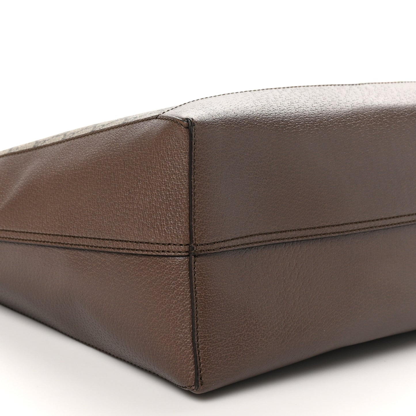 GG Supreme Monogram Web Ophidia Tote Brown
