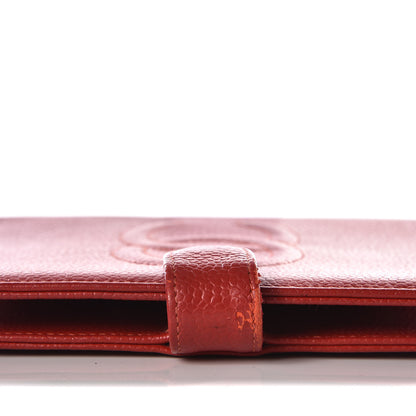 Chanel Caviar CC Mini Ring Agenda Planner Red 12 of 14