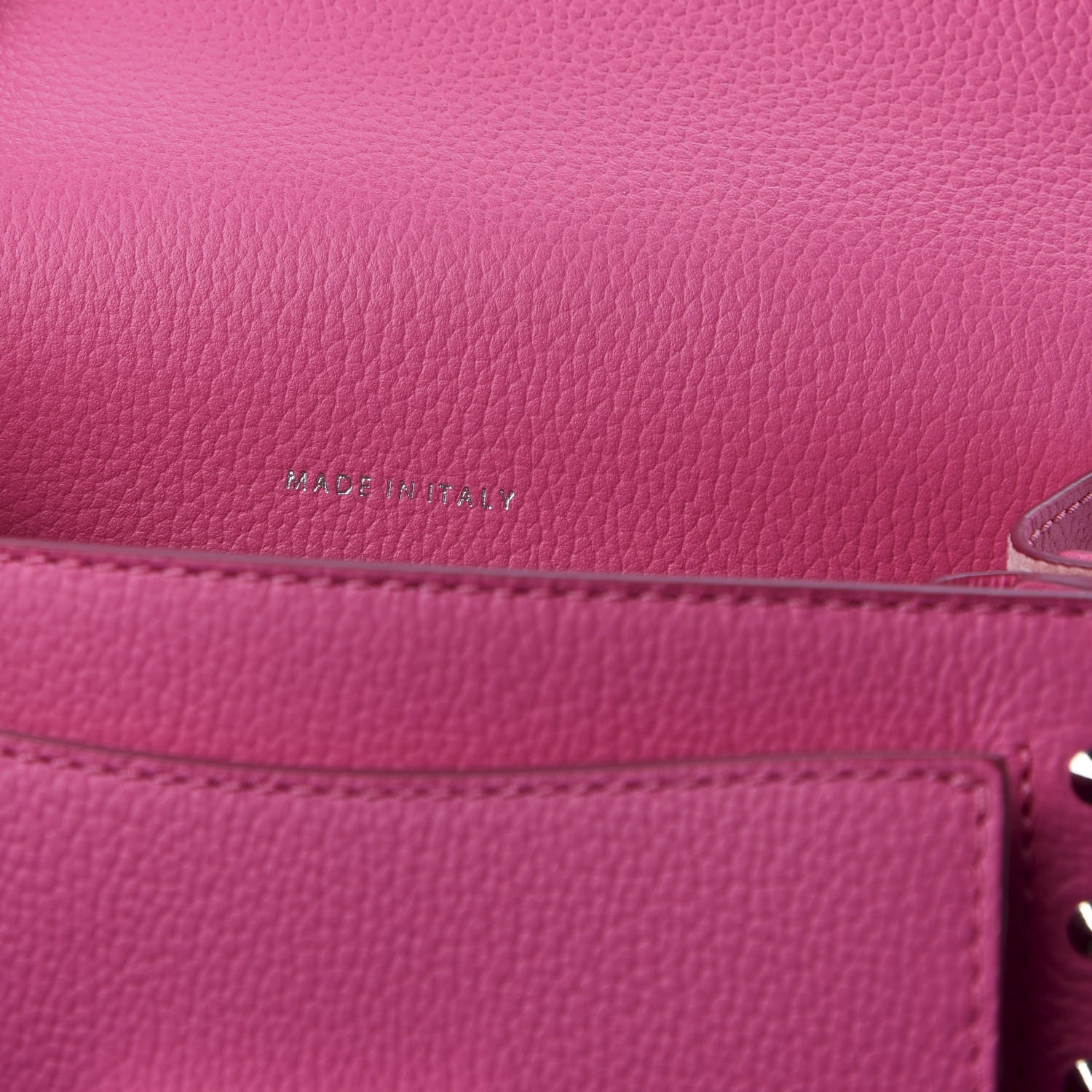 MCM Calfskin Studded Mini Patricia Crossbody Bag Sugar Pink 7 of 11