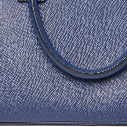 Prada Saffiano Lux Medium Promenade Tote Bluette 13 of 15