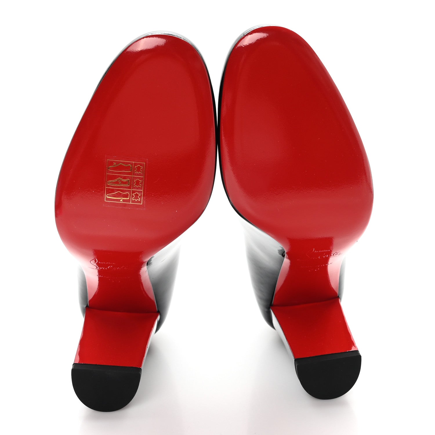 Christian Louboutin Patent Lady Gena 85 Pumps 35 Black 6 of 9