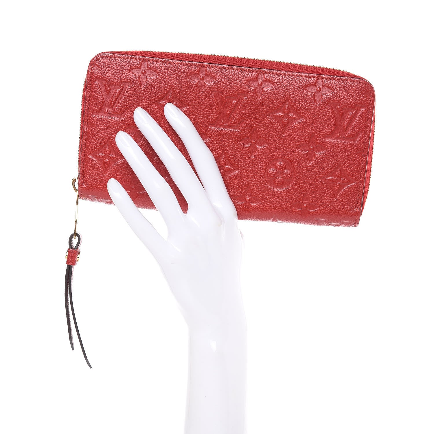 Louis Vuitton Empreinte Zippy Wallet Cherry 2 of 8