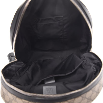 Gucci GG Supreme Monogram Web Dome Backpack Black 5 of 8