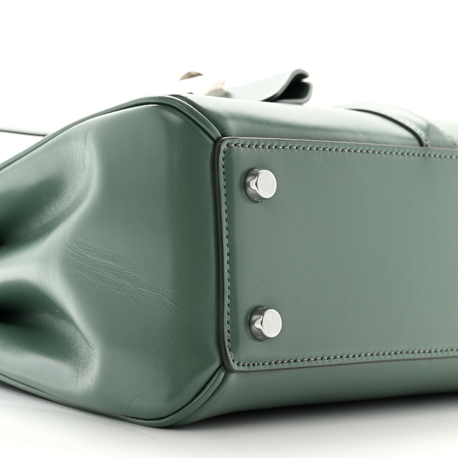 Celine Satinated Calfskin Small 16 Top Handle Bag Celadon 11 of 13