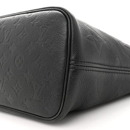Louis Vuitton Empreinte Monogram Giant Neverfull MM Black 9 of 16